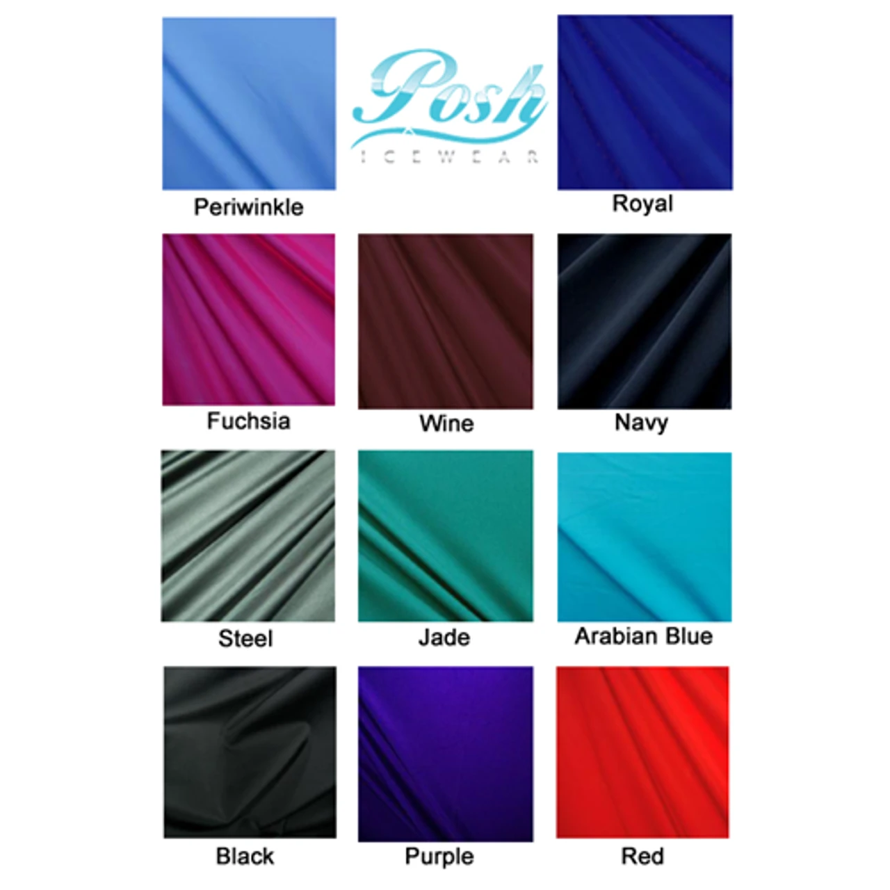 Posh Icewear Figure Skating Dress Style 1180 - Image 3