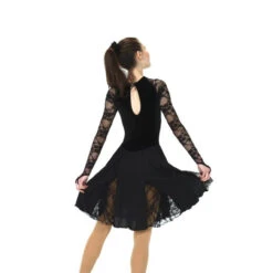 Jerry's 583 Lace Inset Dance Dress - Deep Wine
