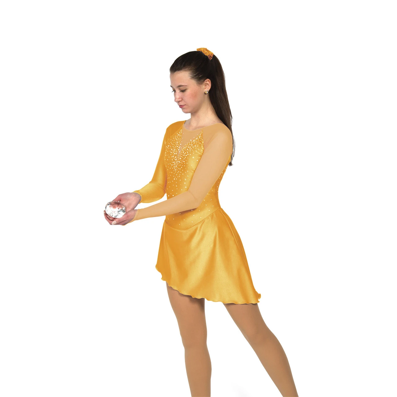 Solitaire Style F220115 Asymmetrical Dance Dress- Black - Image 2